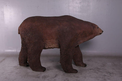 Walking Brown Bear Statue