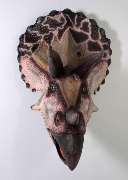 Large Triceratops Dinosaur Head Statue - LM Treasures Prop Rentals 