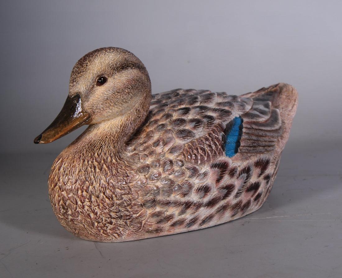 Female Mallard Duck Statue - LM Treasures Prop Rentals 