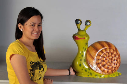 Comic Female Snail Statue - LM Treasures Prop Rentals 