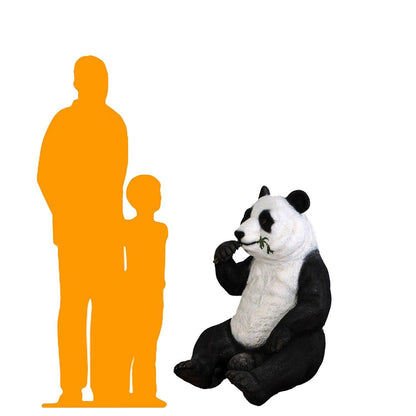 Eating Panda Statue - LM Treasures Prop Rentals 