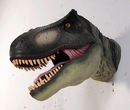 Small T-Rex Dinosaur Head Statue - LM Treasures Prop Rentals 