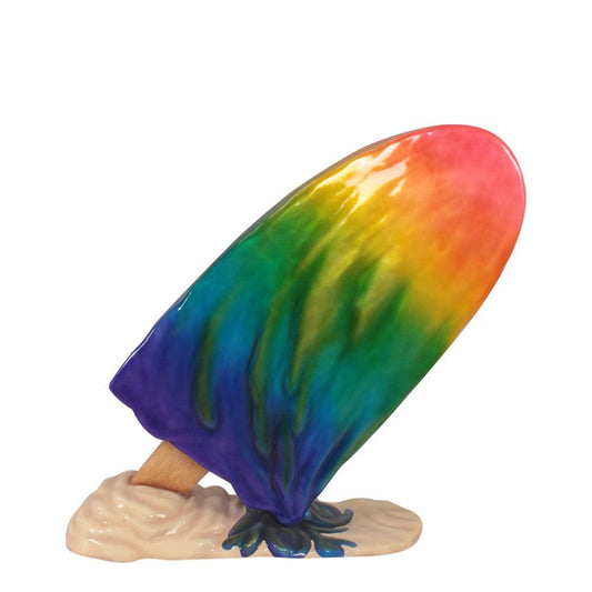 Large Rainbow Popsicle Statue - LM Treasures Prop Rentals 