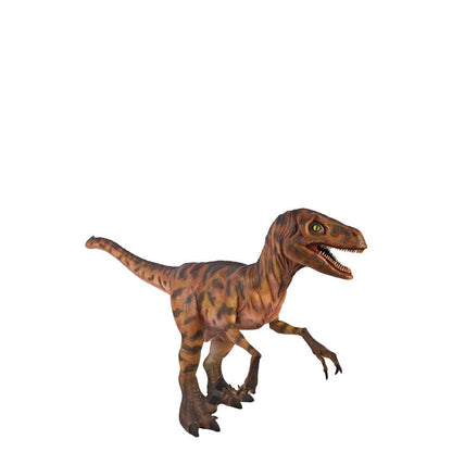 Brown Deinonychus Dinosaur Statue - LM Treasures Prop Rentals 