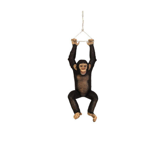 Hanging Monkey On Rope Statue