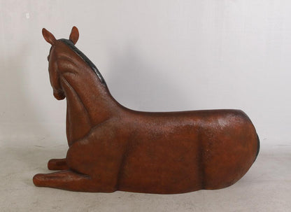 Horse Bench Life Size Statue - LM Treasures Prop Rentals 