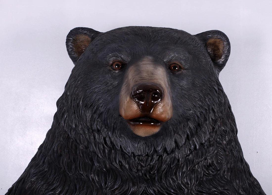 Jumbo Black Bear Statue - LM Treasures Prop Rentals 