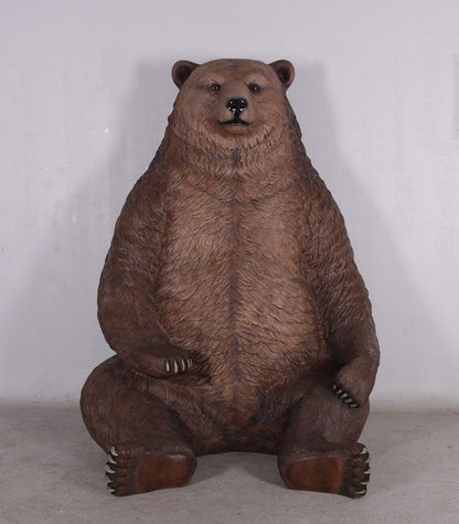 Jumbo Brown Bear Statue - LM Treasures Prop Rentals 