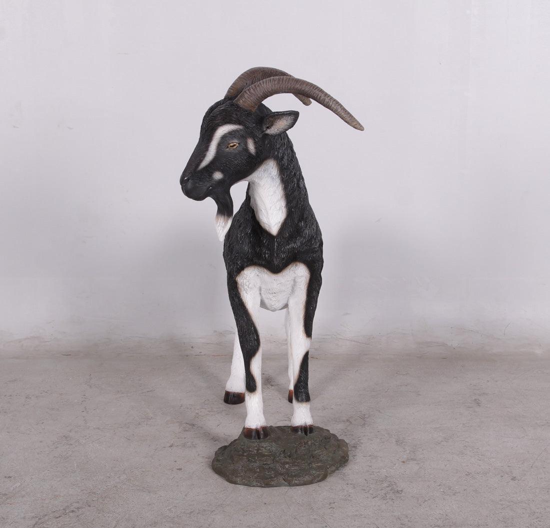 Black Billy Goat Statue - LM Treasures Prop Rentals 