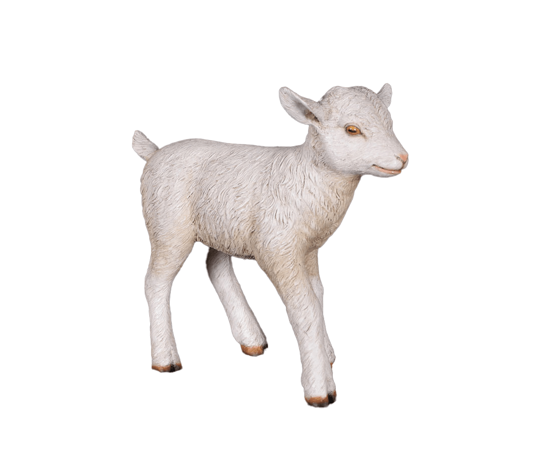 Baby Goat Standing Statue