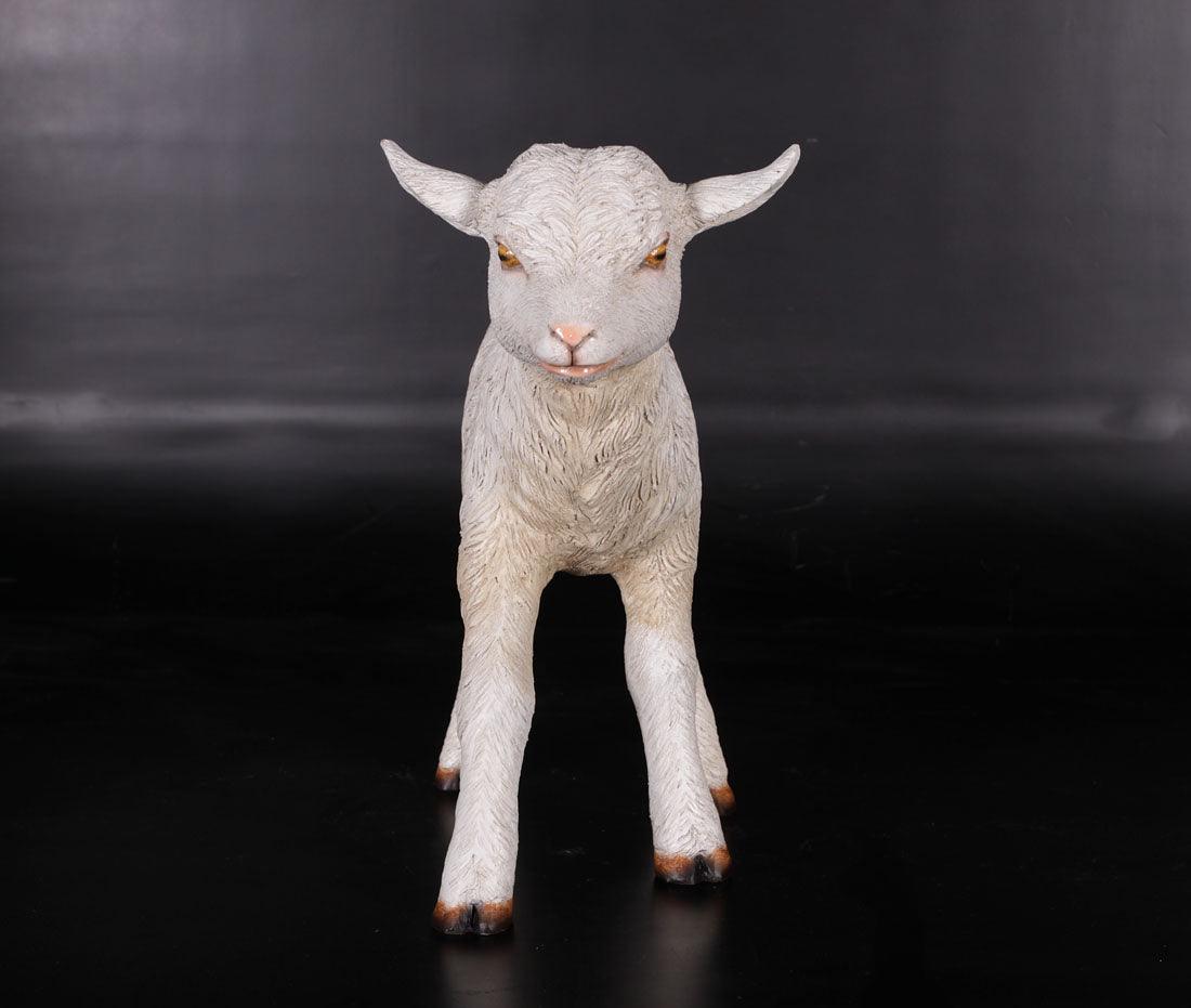 Baby Goat Standing Statue