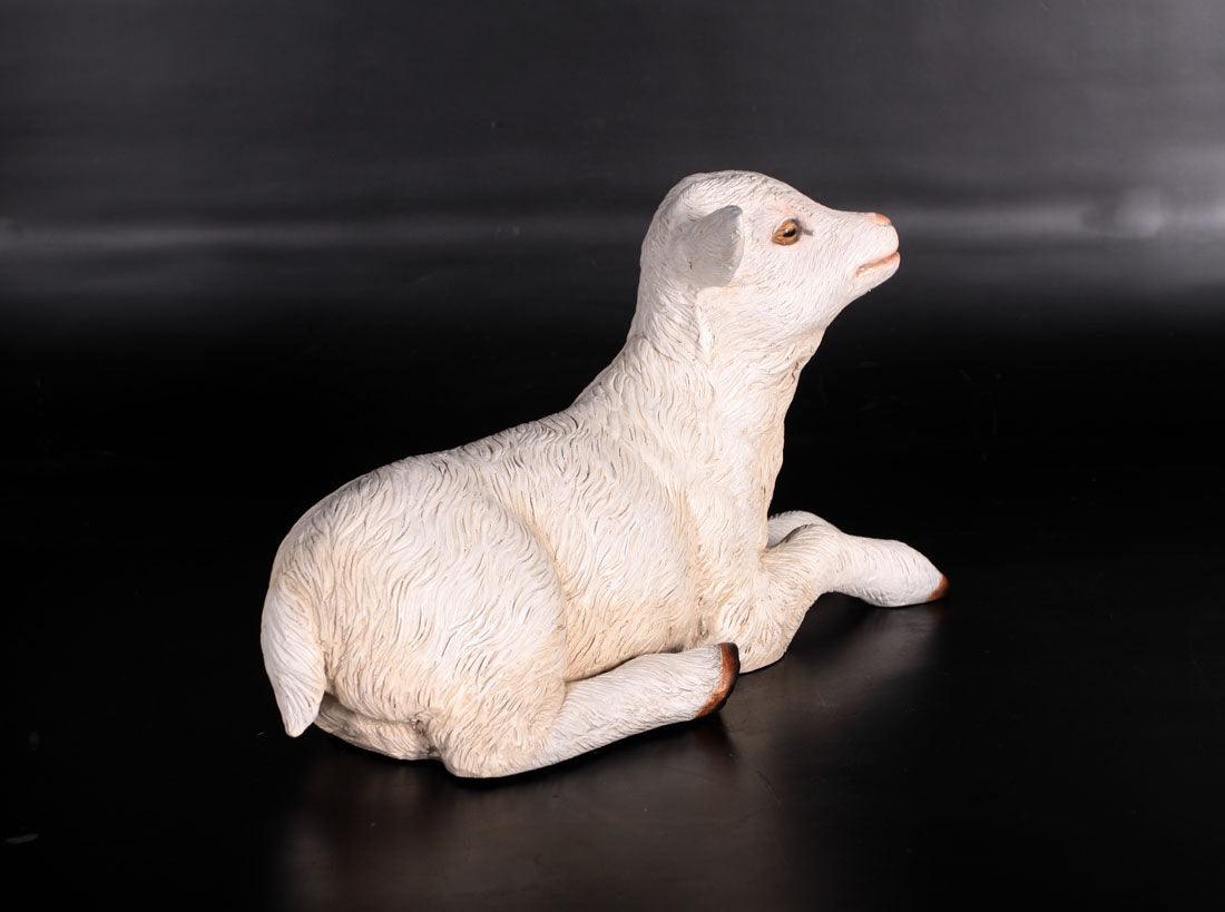 Baby Goat Laying Statue - LM Treasures Prop Rentals 