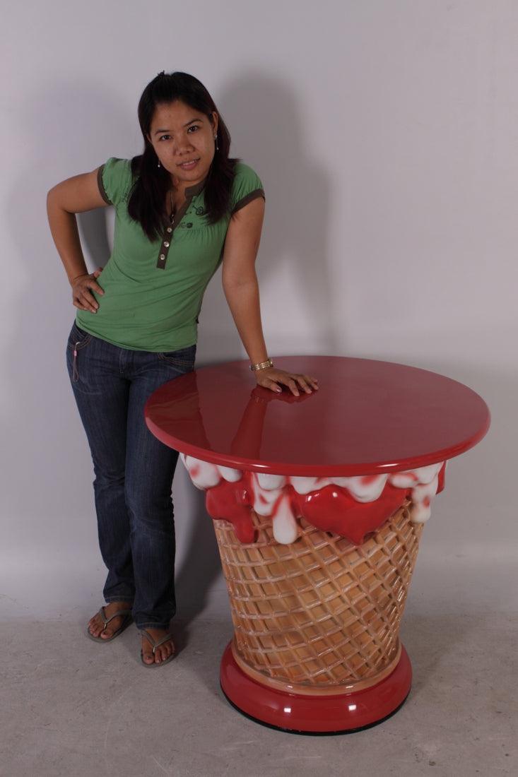 Ice Cream Table And Chair Set - LM Treasures Prop Rentals 
