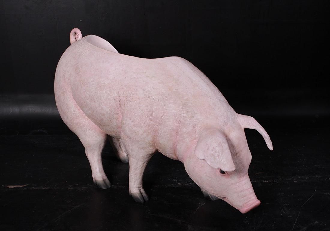 Pig Bench Statue - LM Treasures Prop Rentals 