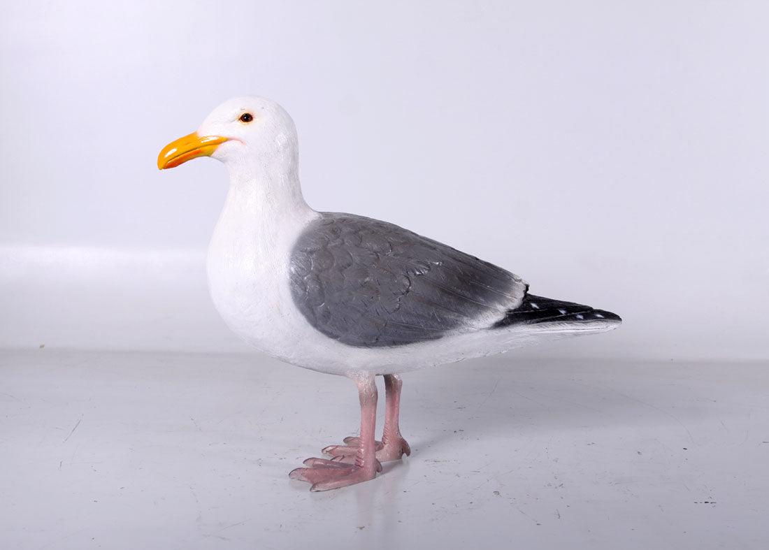 Standing Seagull Statue - LM Treasures Prop Rentals 