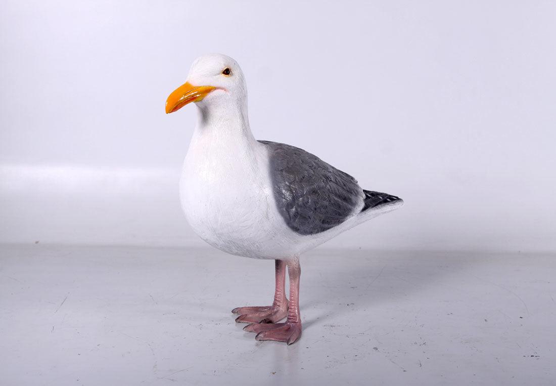 Standing Seagull Statue - LM Treasures Prop Rentals 