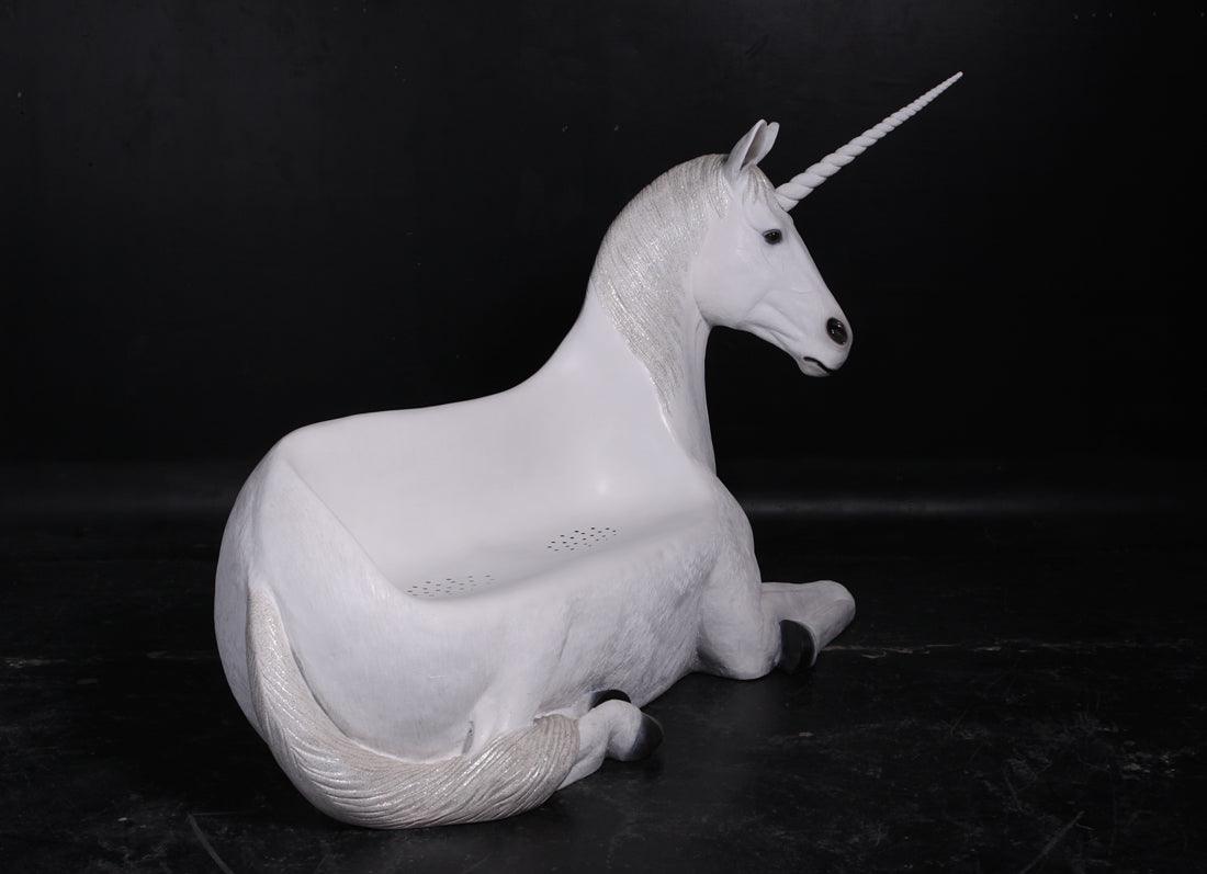 Unicorn Bench Statue