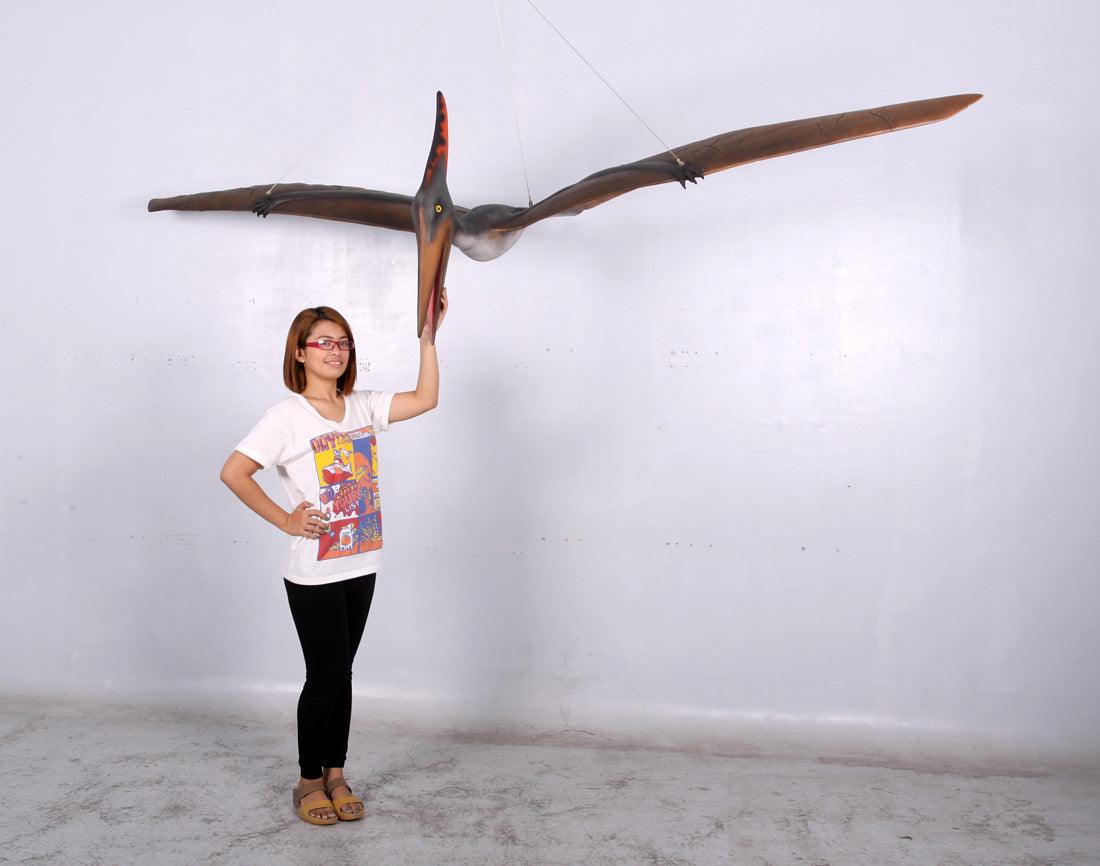Large Flying Pteranodon Dinosaur Statue - LM Treasures Prop Rentals 