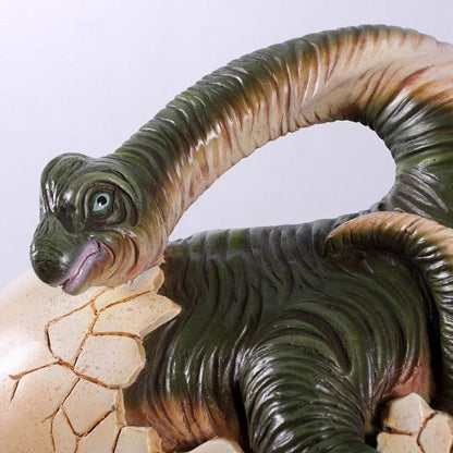 Hatching Brachiosaurus Dinosaur Egg Statue - LM Treasures Prop Rentals 