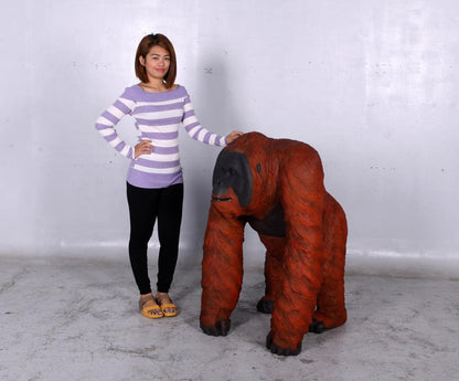 Walking Orangutan Statue - LM Treasures Prop Rentals 