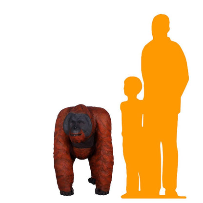 Walking Orangutan Statue