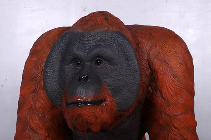 Walking Orangutan Statue - LM Treasures Prop Rentals 