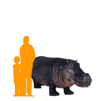 Hippo Life Size Statue
