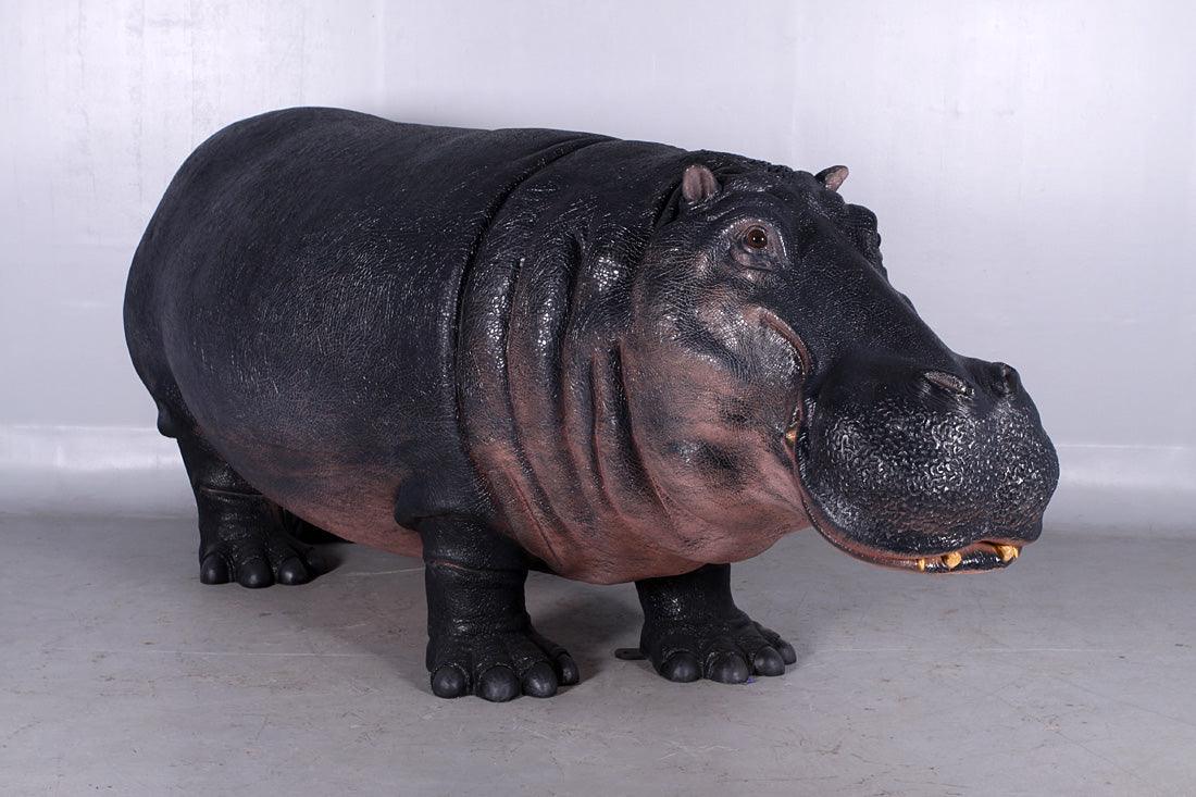Hippo Life Size Statue - LM Treasures Prop Rentals 