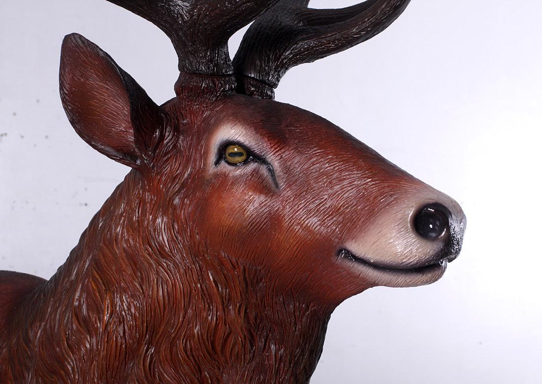 Majestic Stag Deer Life Size Statue - LM Treasures Prop Rentals 
