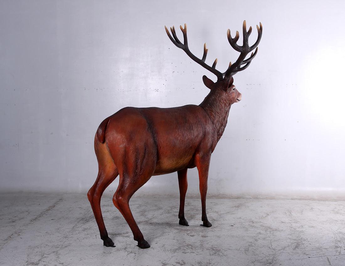 Majestic Stag Deer Life Size Statue - LM Treasures Prop Rentals 