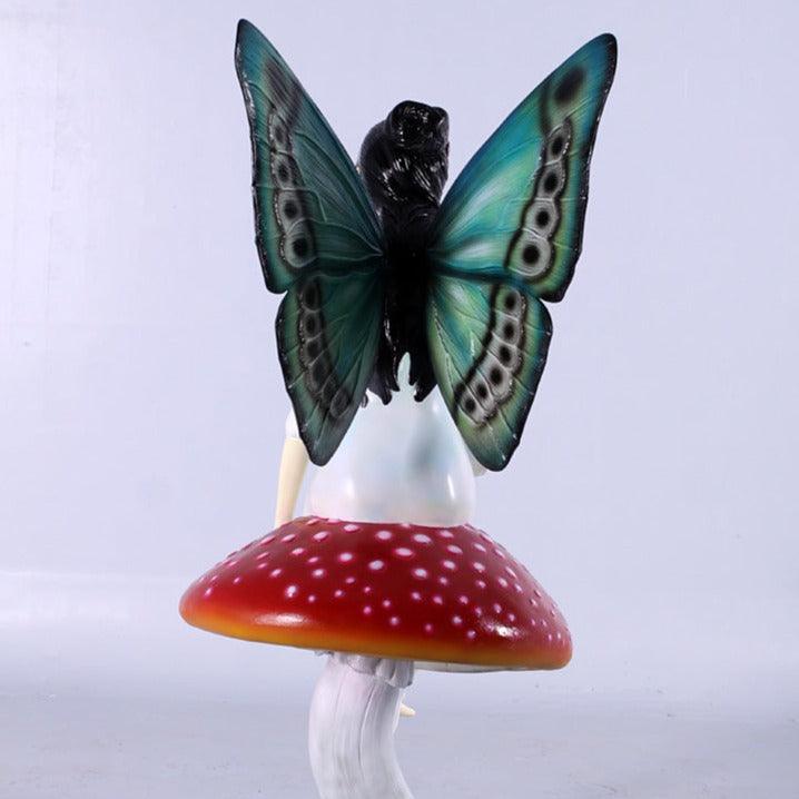 Mushroom Fairy Statue