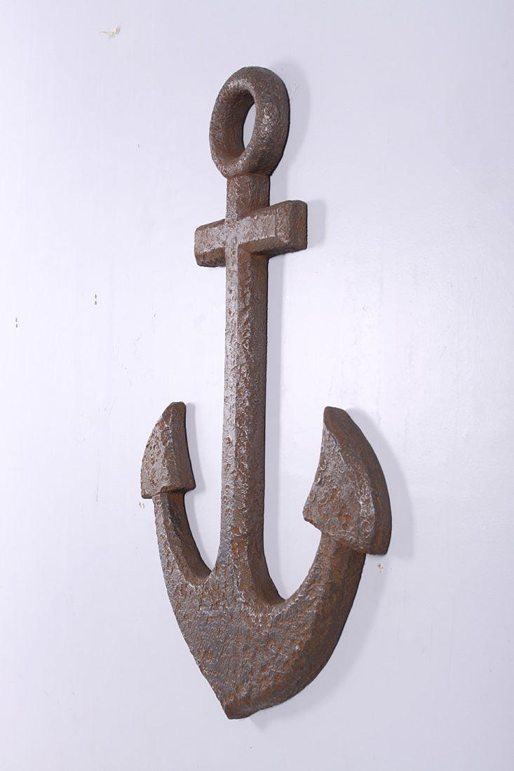 Rustic Anchor Statue - LM Treasures Prop Rentals 