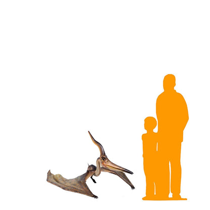 Standing Pteranodon Ingens Dinosaur Statue - LM Treasures Prop Rentals 