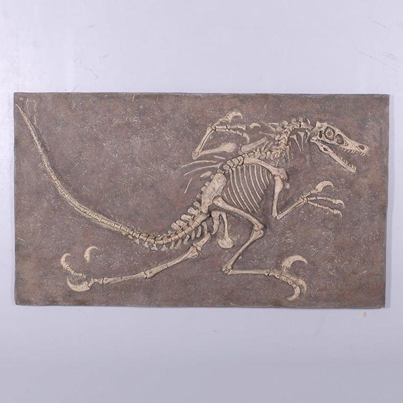 Velociraptor Dinosaur Skeleton Statue - LM Treasures Prop Rentals 