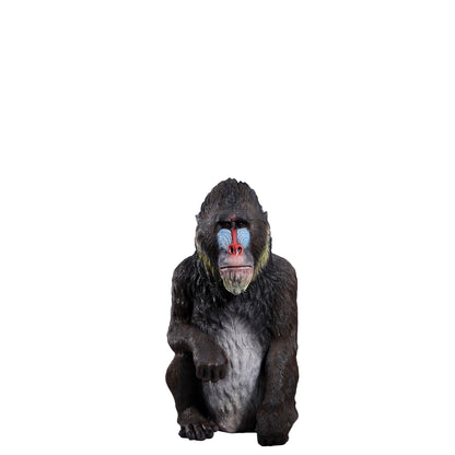 Mandrill Monkey Statue - LM Treasures Prop Rentals 