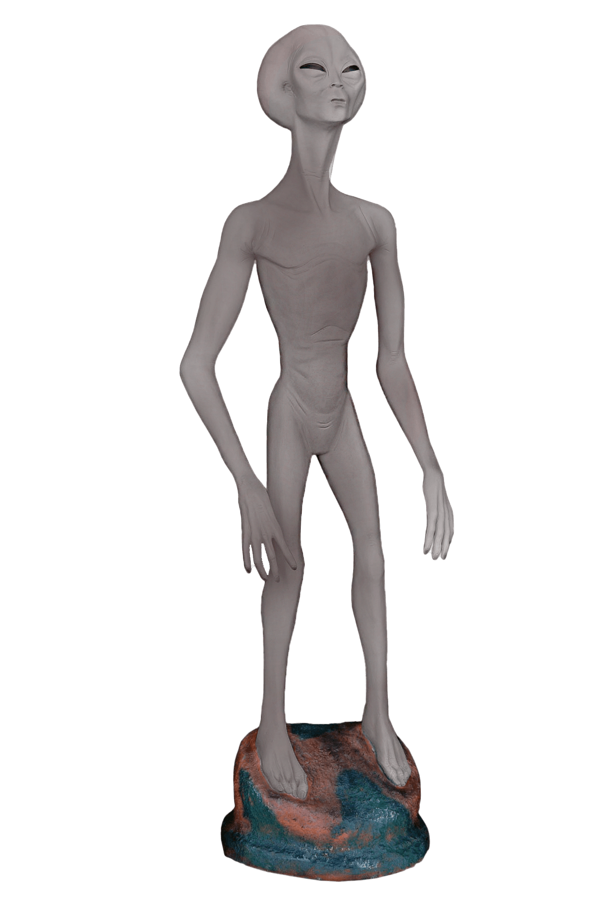 Large Alien Encounter Life Size Statue - LM Treasures Prop Rentals 