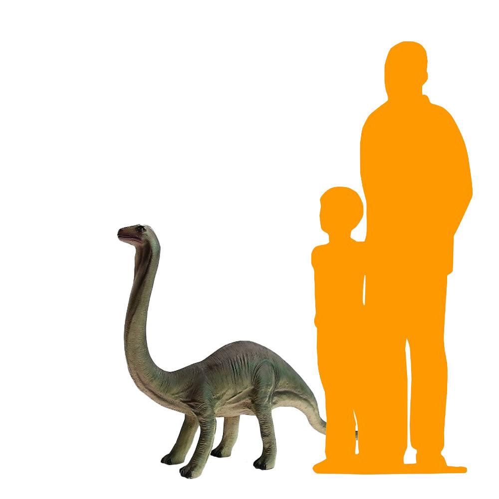 Small Brachiosaurus Dinosaur Statue - LM Treasures Prop Rentals 