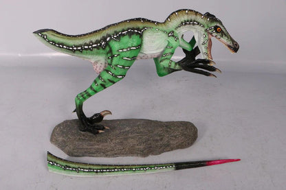 Ferocious Velociraptor Dinosaur Statue - LM Treasures Prop Rentals 