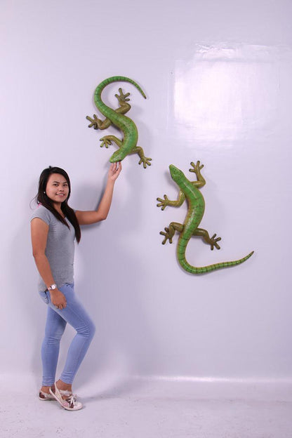 Lizard Gecko Large Reptile Prop Life Size Resin Statue - LM Treasures Prop Rentals 