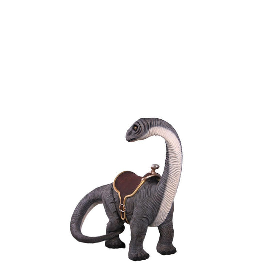 Small Apatosaurus Dinosaur With Saddle Statue