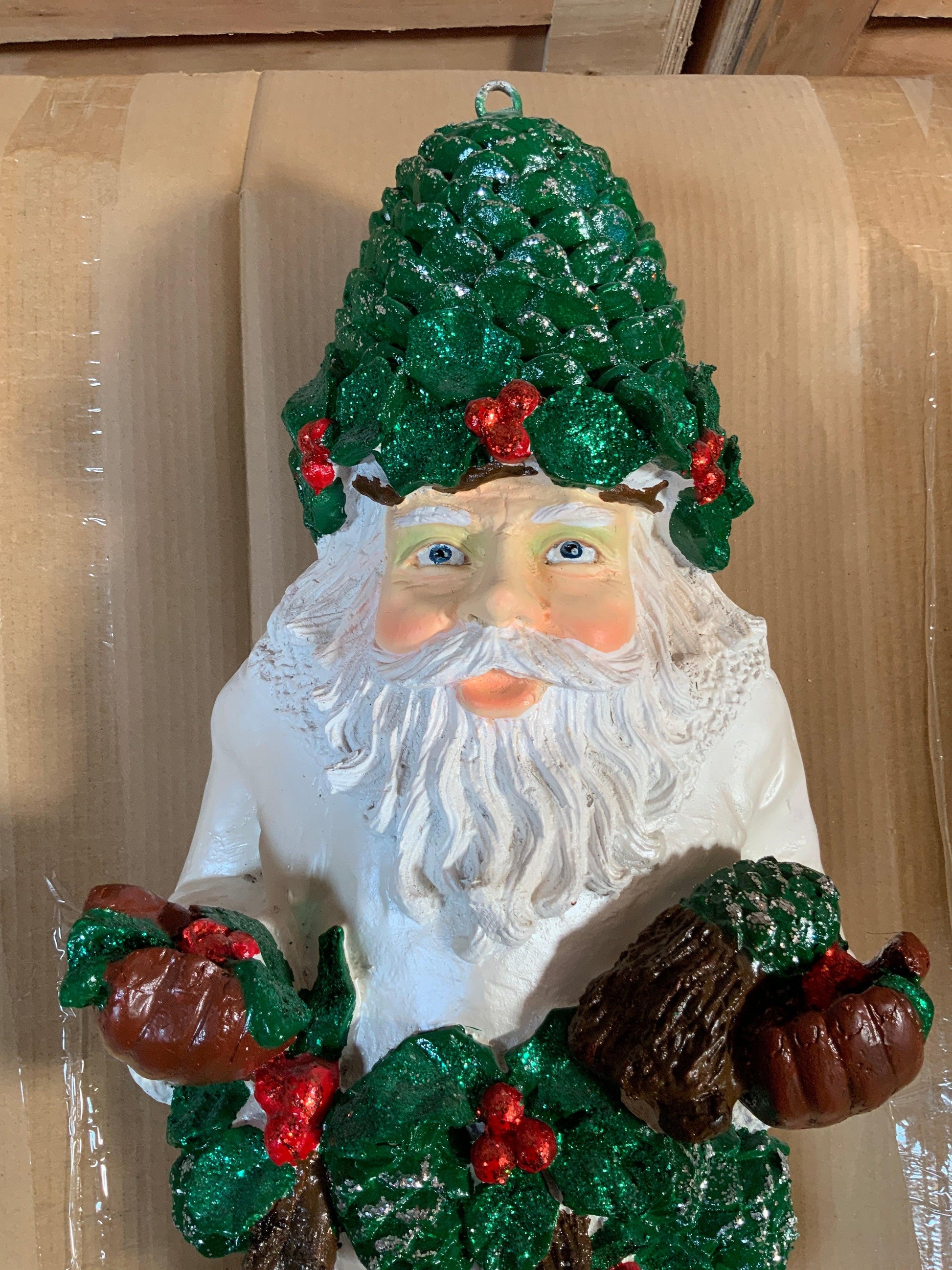 Santa Ice Cone Icicle Over Sized Statue - LM Treasures Prop Rentals 