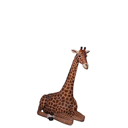 Large Laying Giraffe Statue - LM Treasures Prop Rentals 