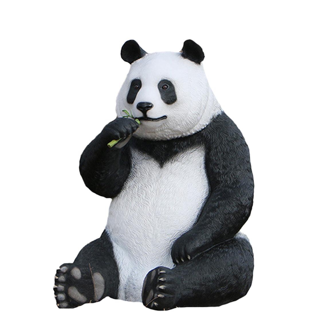 Jumbo Eating Panda Statue - LM Treasures Prop Rentals 