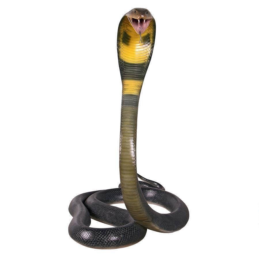 King Cobra Life Size Statue - LM Treasures Prop Rentals 