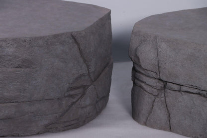 Large Rock Table Life Size Statue - LM Treasures Prop Rentals 