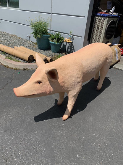 Pig Standing Statue - LM Treasures Prop Rentals 