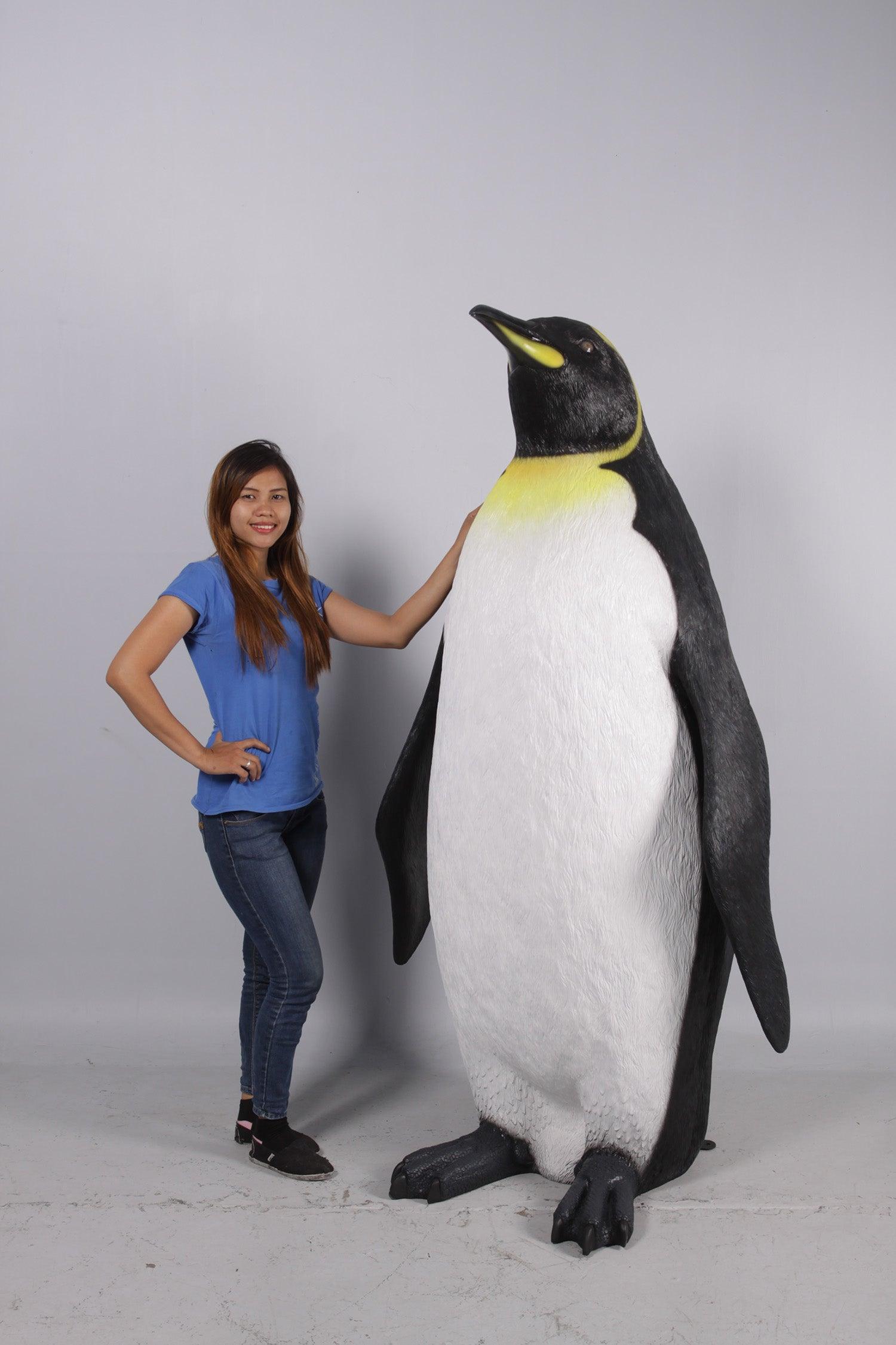 Jumbo King Penguin Statue - LM Treasures Prop Rentals 