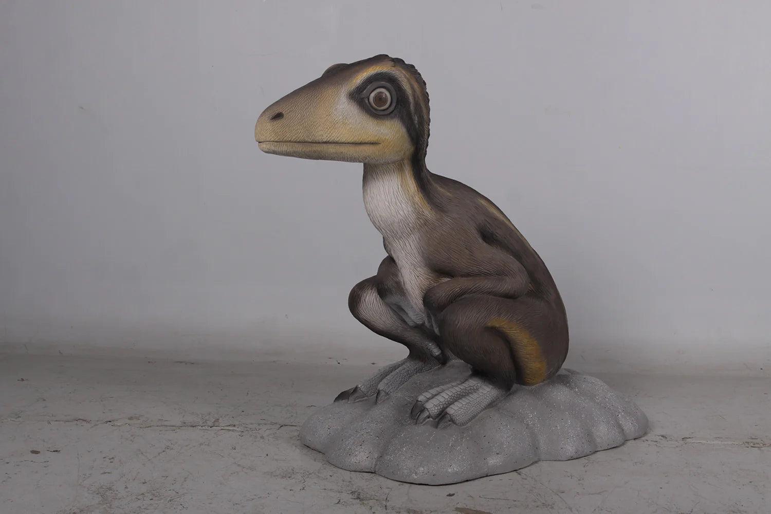 Juvenile Theropod Statue - LM Treasures Prop Rentals 