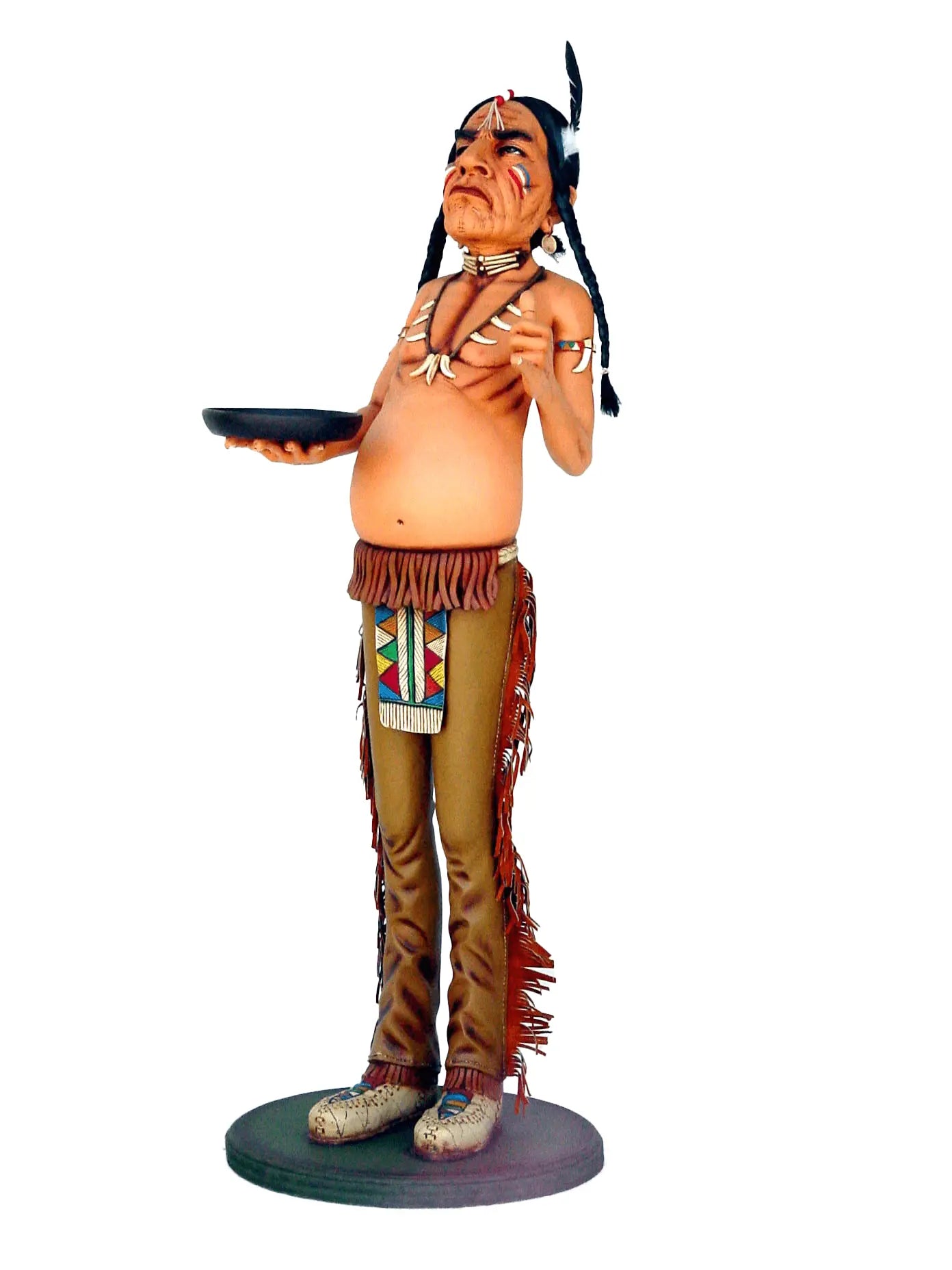 Indian Butler Life Size Statue - Prop Rental – LM Treasures Prop Rentals