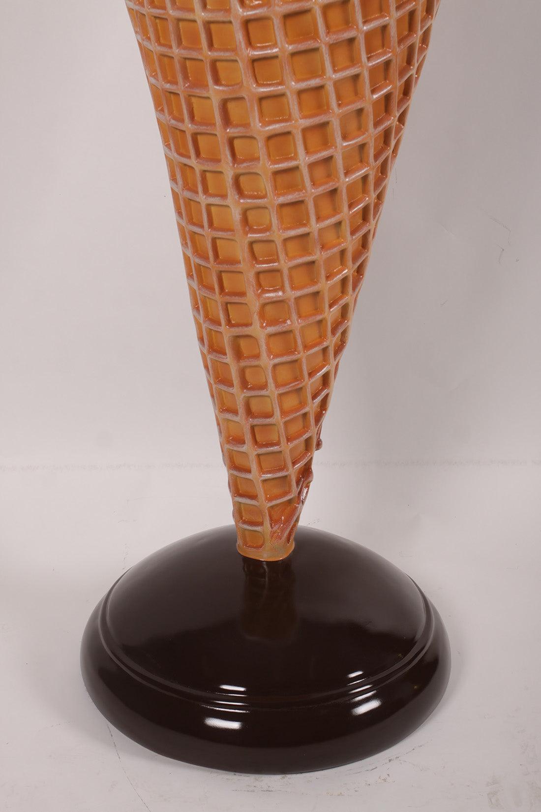 Large Plain Vanilla Soft Serve Ice Cream Statue
